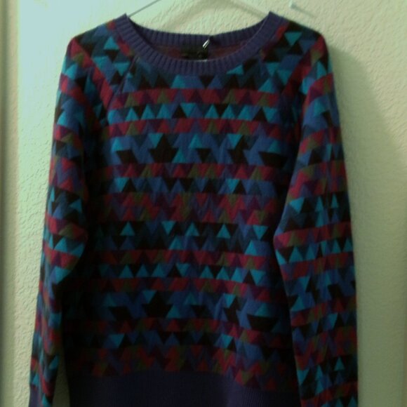 NWTS, J.CREW, SIZE L, CASHMERE SWEATER WITH GENTLY USED CASHMERE PANTS, SZ. L
